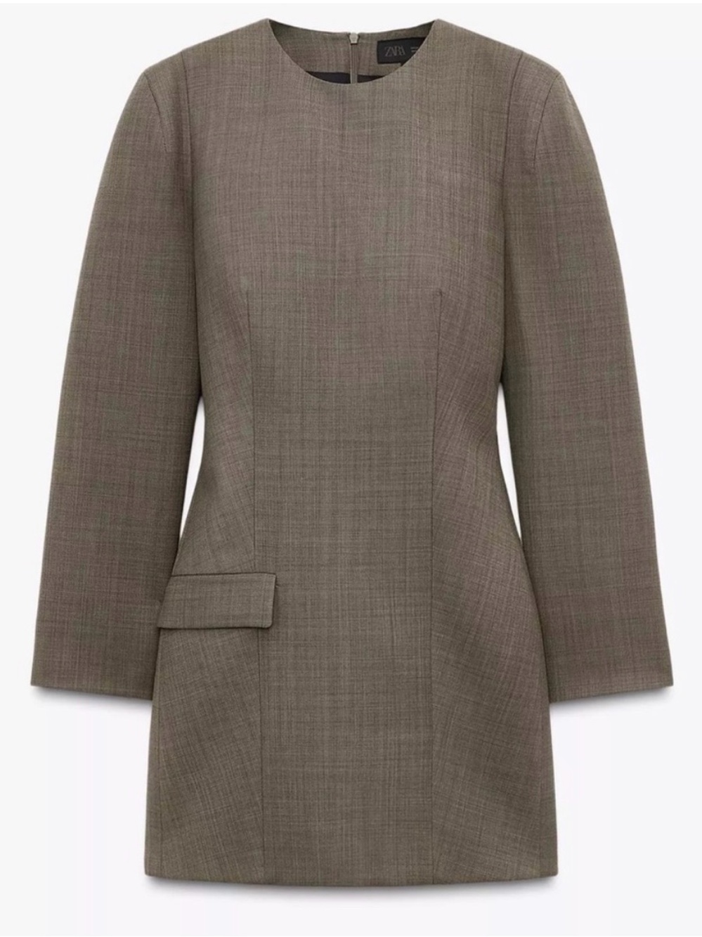 NEVER WORN Zara Woman Collection Shoulder Pad Dress Size L